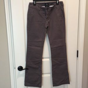 American eagle kick boot grey pants